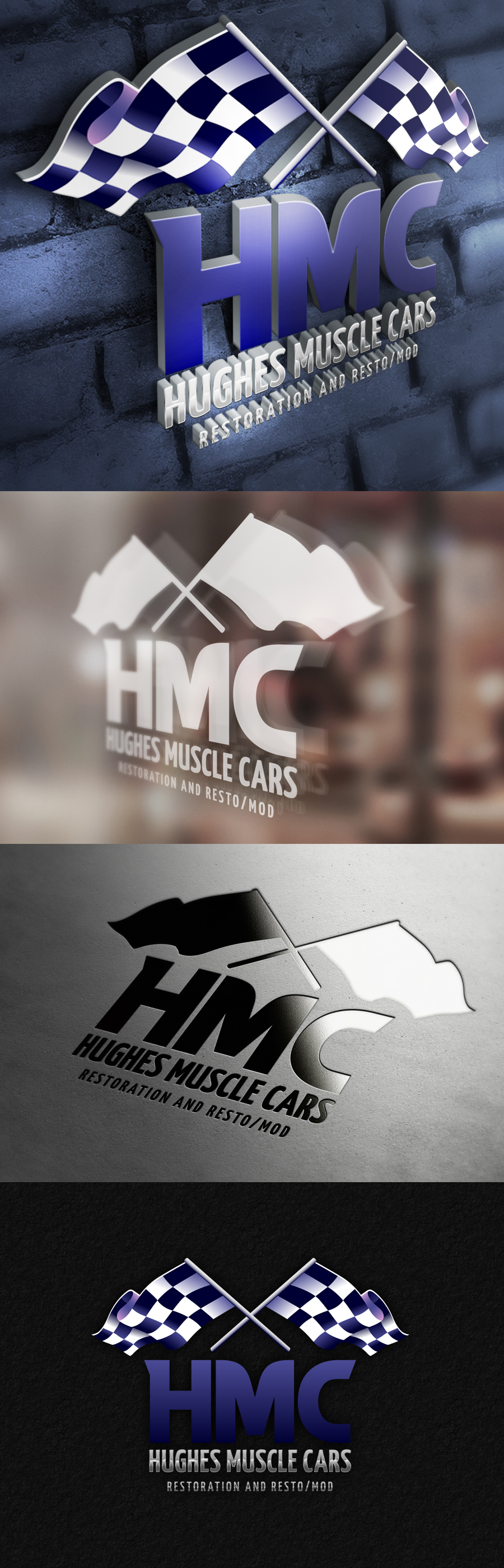 Hughes Muscle Cars Logo